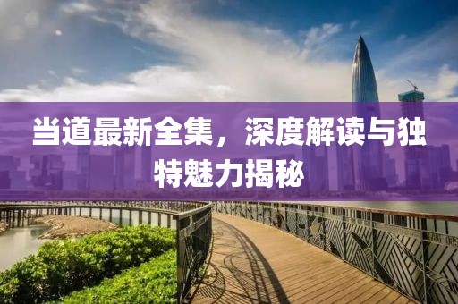 当道最新全集，深度解读与独特魅力揭秘