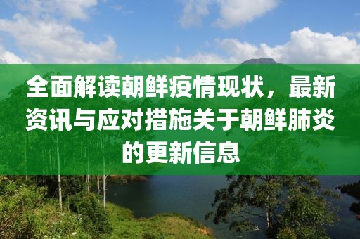 全面解读朝鲜疫情现状，最新资讯与应对措施关于朝鲜肺炎的更新信息