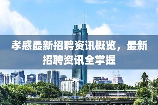 孝感最新招聘资讯概览，最新招聘资讯全掌握