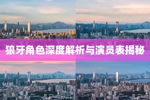 狼牙角色深度解析与演员表揭秘