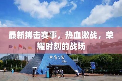 最新搏击赛事，热血激战，荣耀时刻的战场