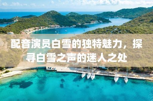 配音演员白雪的独特魅力，探寻白雪之声的迷人之处