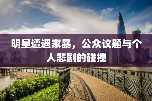 明星遭遇家暴，公众议题与个人悲剧的碰撞