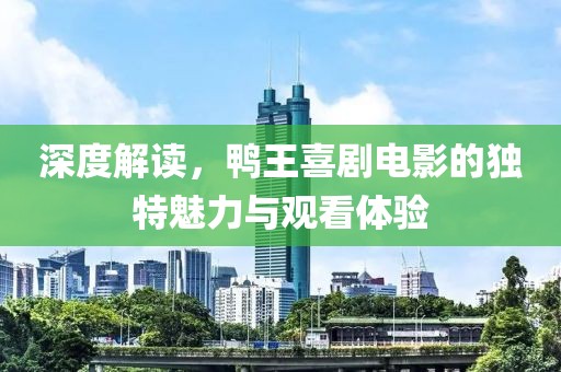 深度解读，鸭王喜剧电影的独特魅力与观看体验
